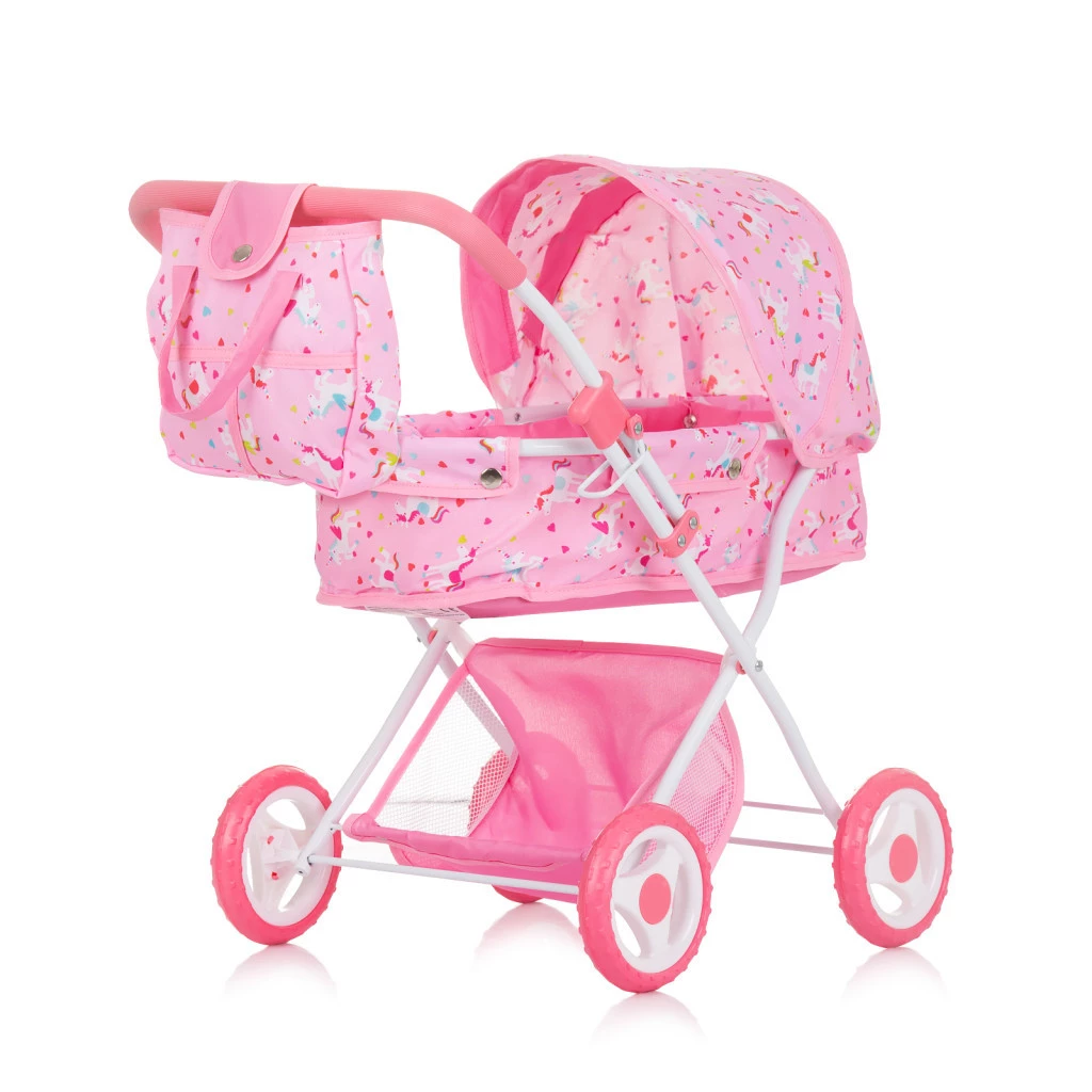 CHIPOLINO Dora játék babakocsi - Unicorn