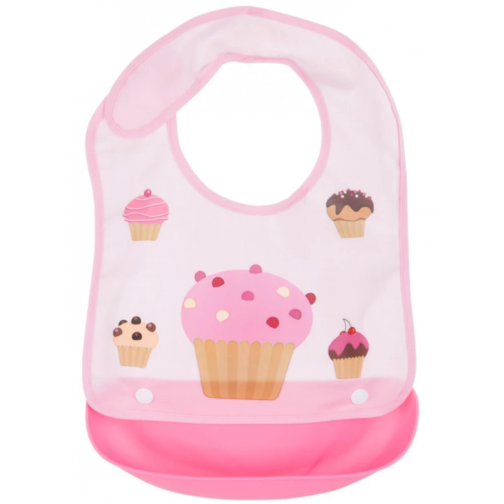 CHIPOLINO Happy Meal előke - rózsaszín