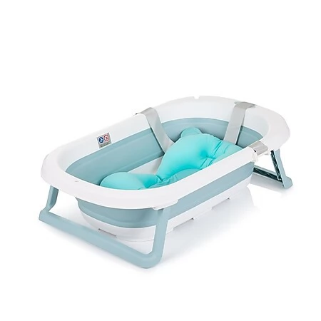 CHIPOLINO Isla összecsukható kád hálós babatartóval 81cm kék