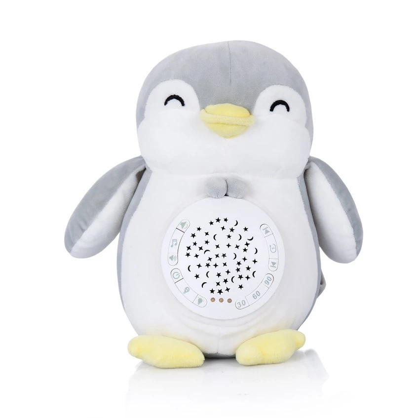 CHIPOLINO projektoros zenélő plüss játék - Penguin