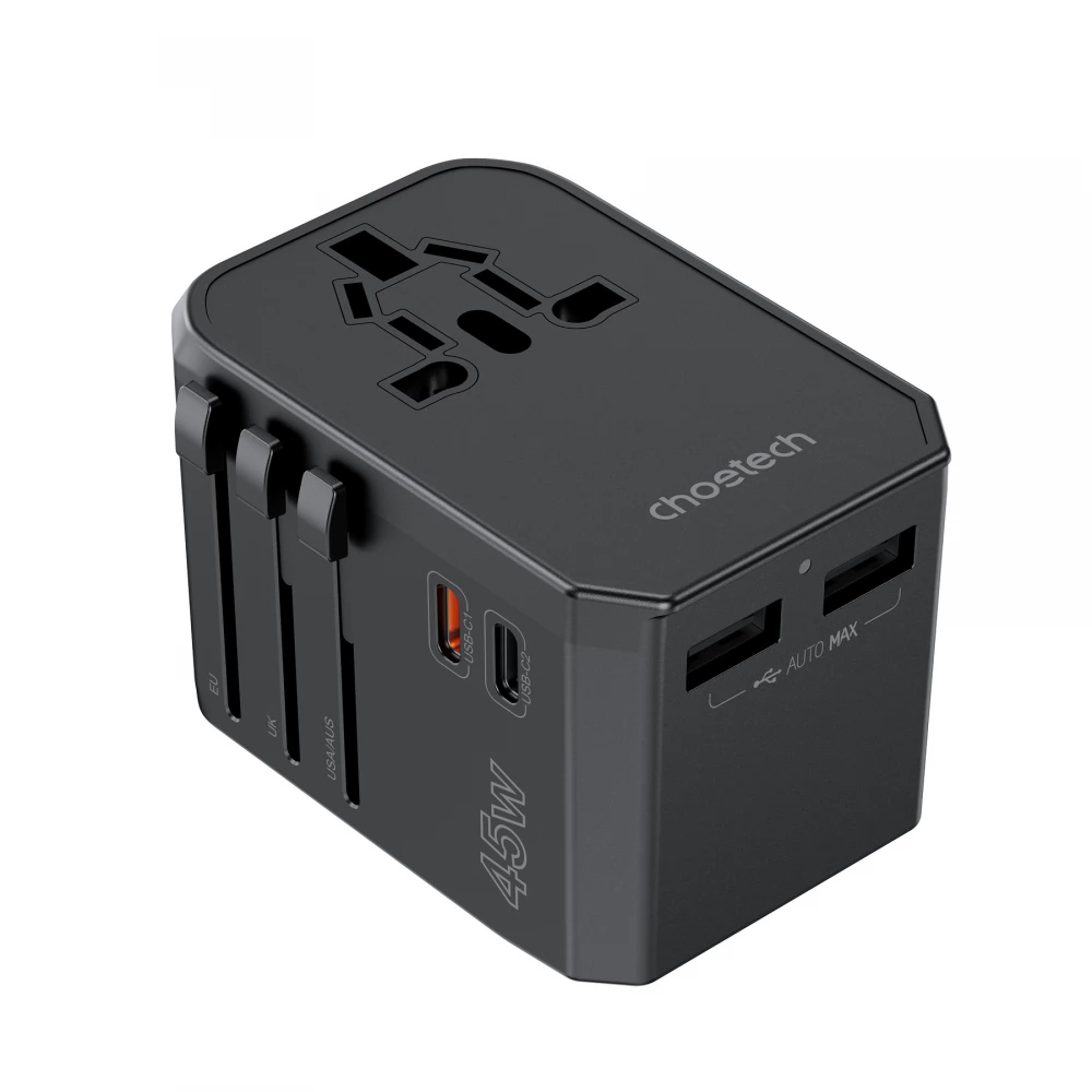 CHOETECH PD6045 Univerzális GaN USB travel adapter