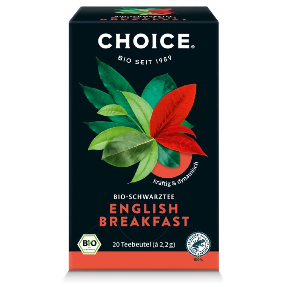 CHOICE Choice bio fekete tea english breakfast 44 g