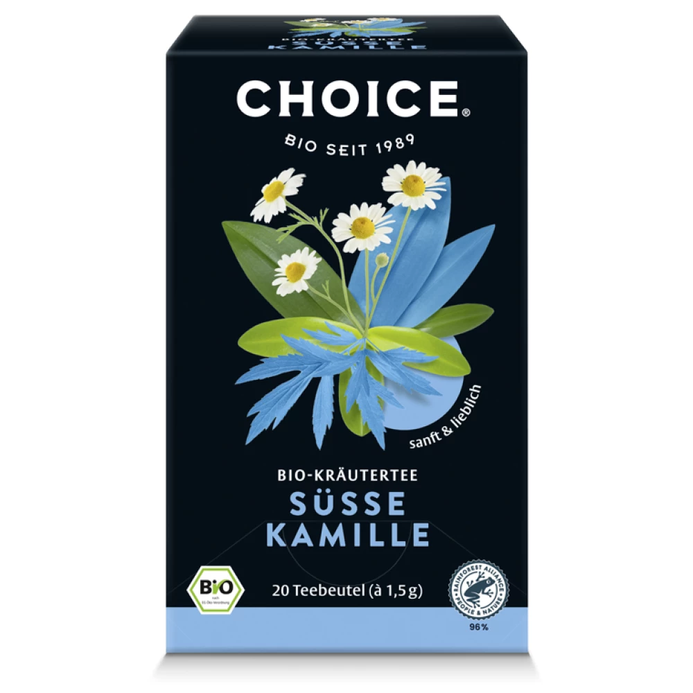 CHOICE Choice bio gyógynövény tea édes kamilla 30 g