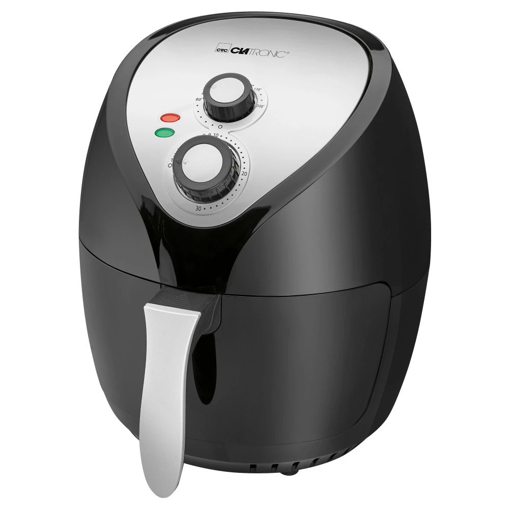 CLATRONIC FR 3699 H Forrólevegős sütő 1400W fekete / ezüst