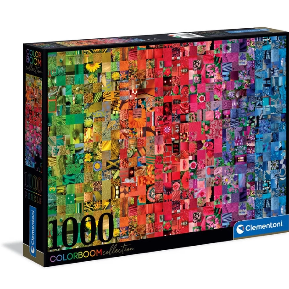 CLEMENTONI Puzzle játék 1000 darabos Colorboom Collection Kollázs