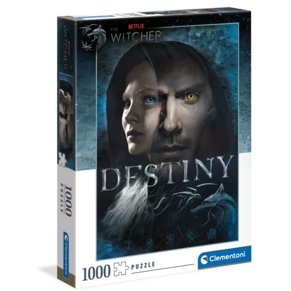 CLEMENTONI Puzzle játék 1000 darabos Netflix A Vaják CL39591