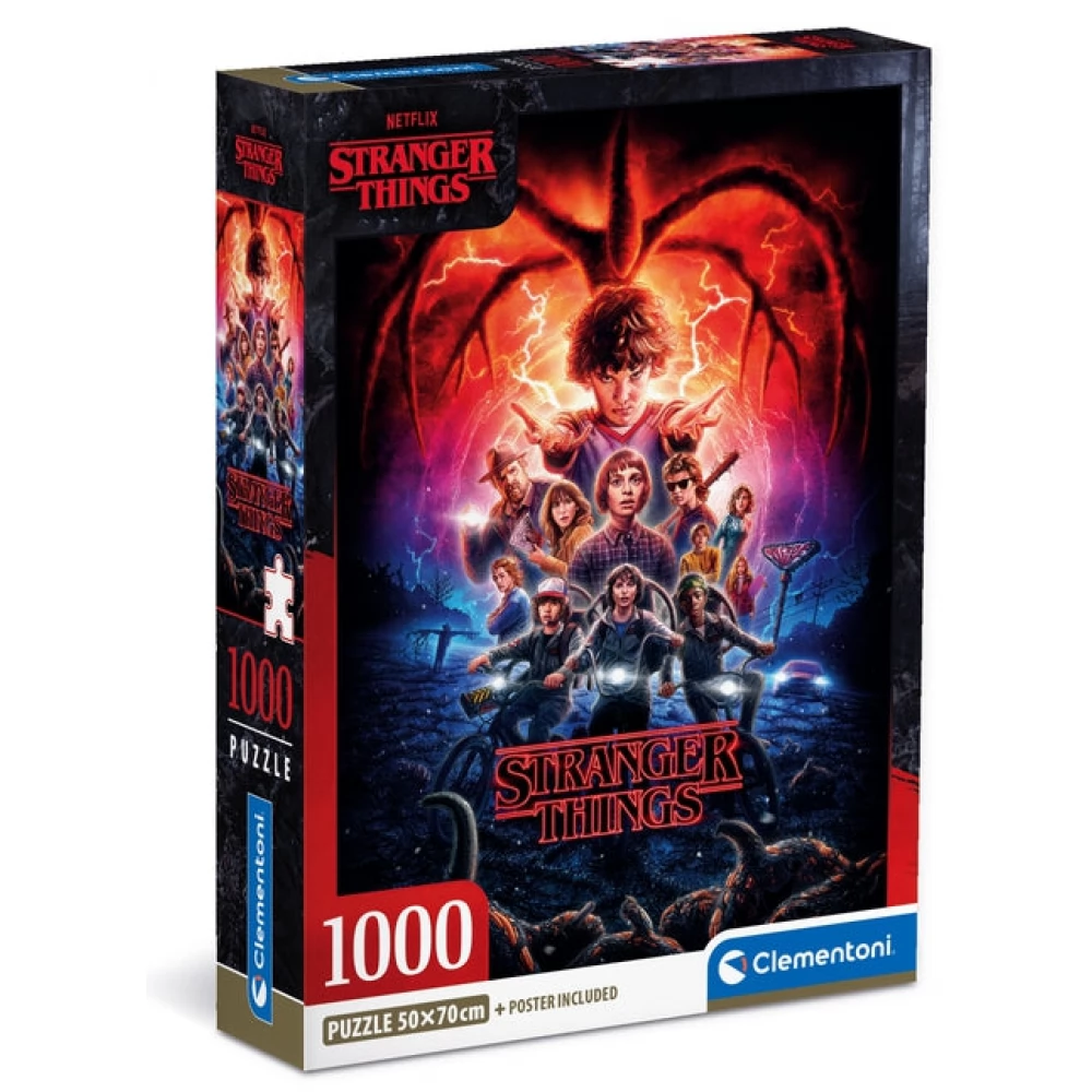 CLEMENTONI Puzzle játék 1000 darabos Netflix Stranger Things 39713