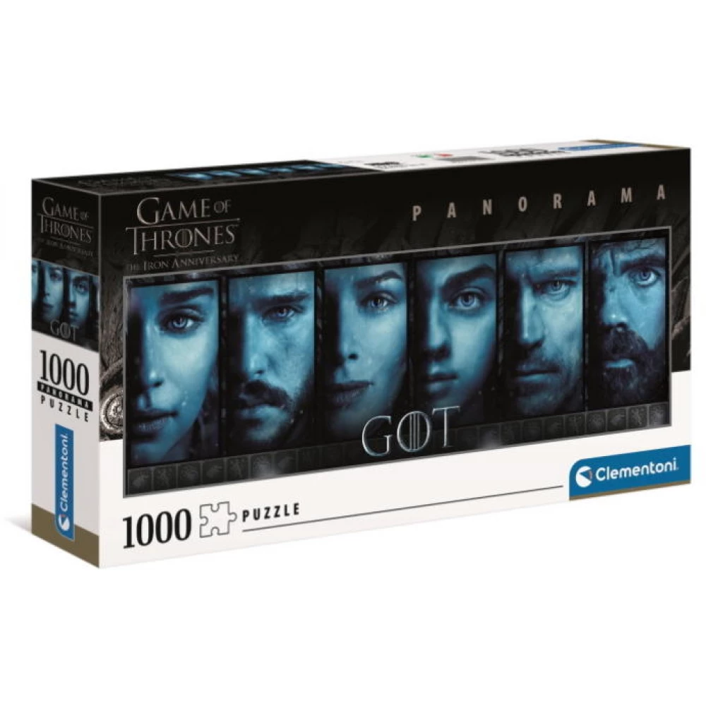 CLEMENTONI Puzzle játék 1000 darabos Panorama Trónok harca