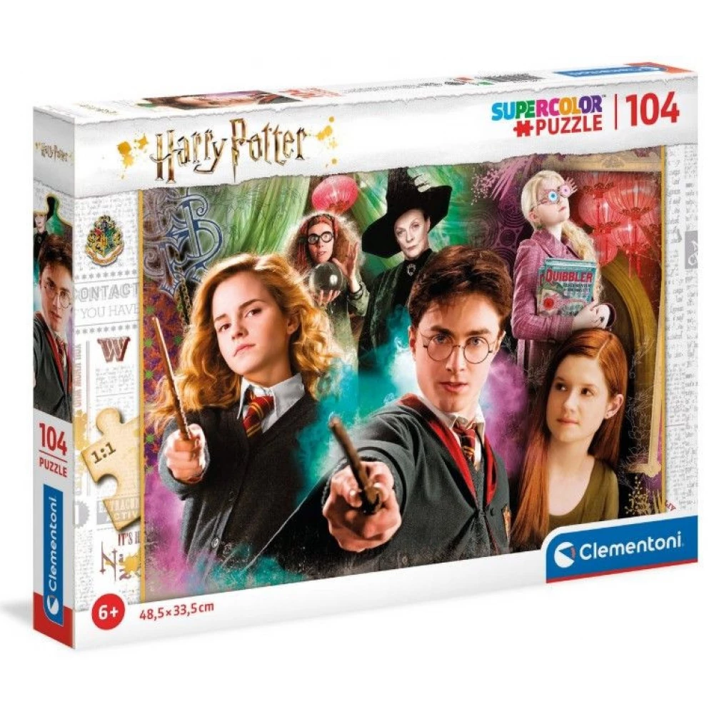 CLEMENTONI Puzzle játék 104 darabos SuperColor Harry Potter CL25712