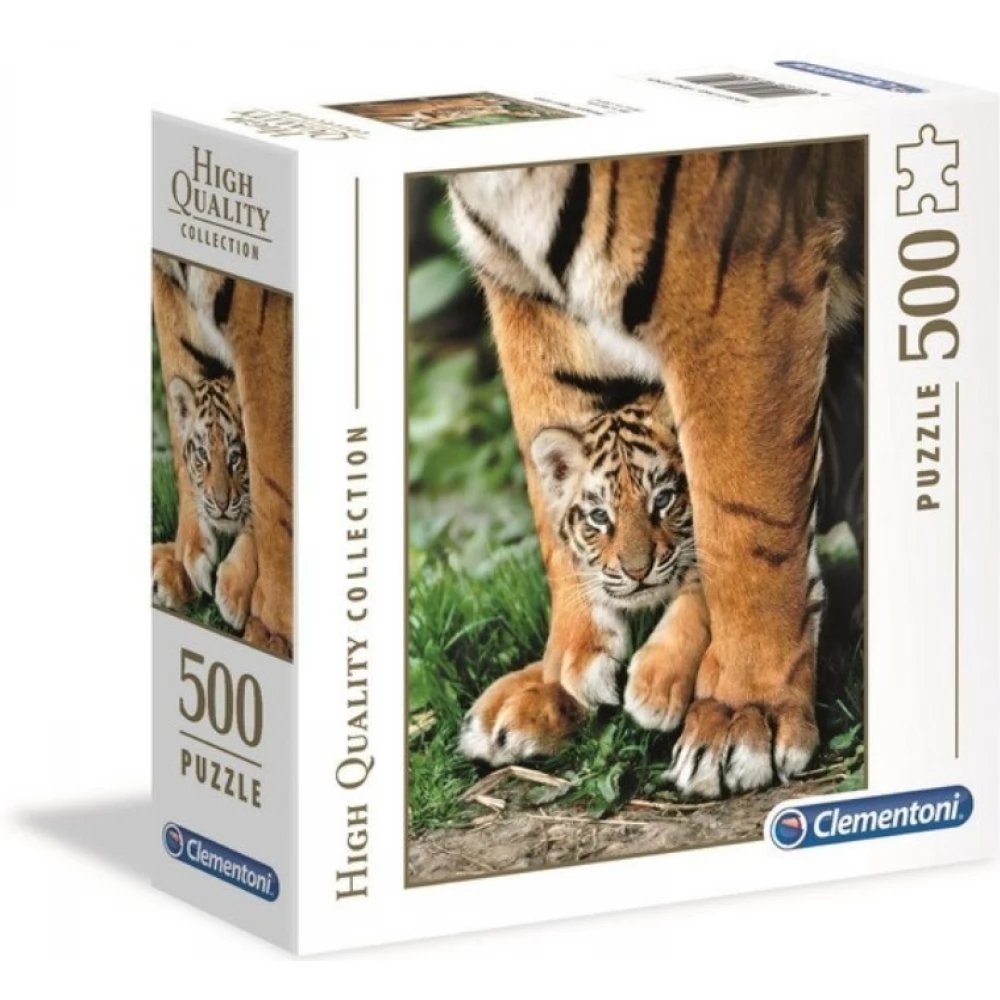 CLEMENTONI Puzzle játék 500 darabos High Quality Collection Bengáli tigris kölyök