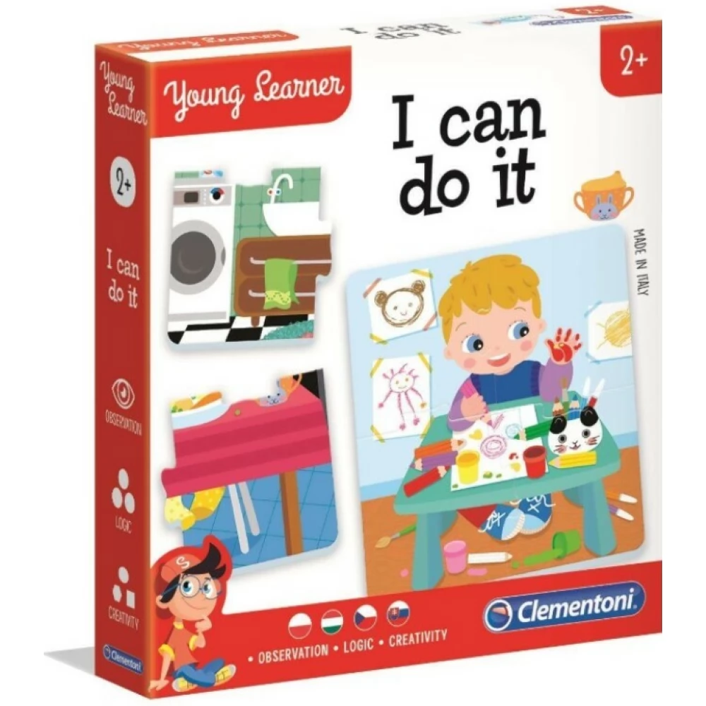 CLEMENTONI Puzzle játék 6x 4 darabos Meg tudom csinálni