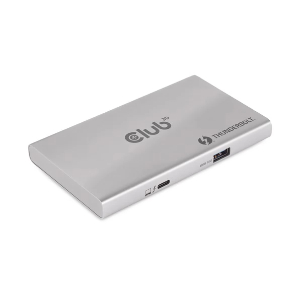 CLUB3D Thunderbolt 4 Portable 5-in-1 Hub with Smart Power