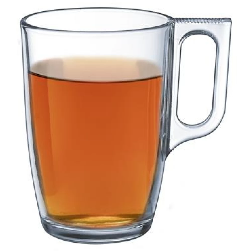 COFFEETIME Üvegpohár füllel 6 db-os szett 40 cl
