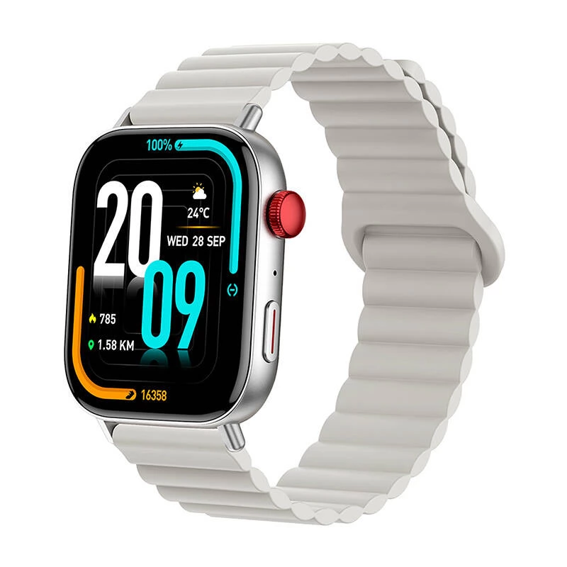 COLMI C8 Max okosóra mágneses pánttal ezüst