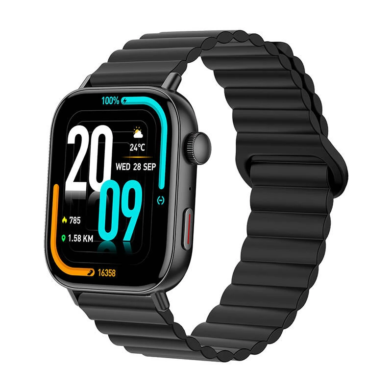 COLMI C8 Max okosóra mágneses pánttal fekete