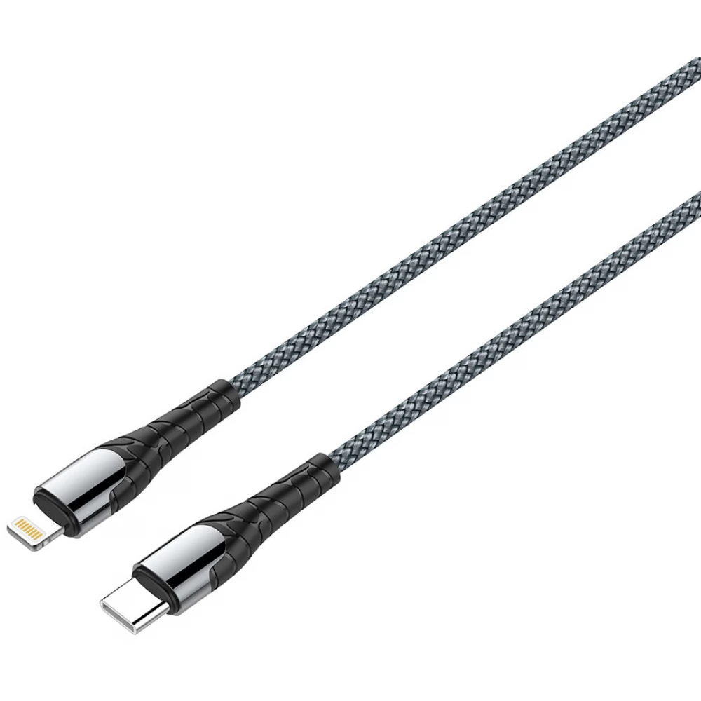 COLORWAY USB 2.0 Type C Lightning Töltő/adat Szürke 1m CW-CBPDCL033-GR