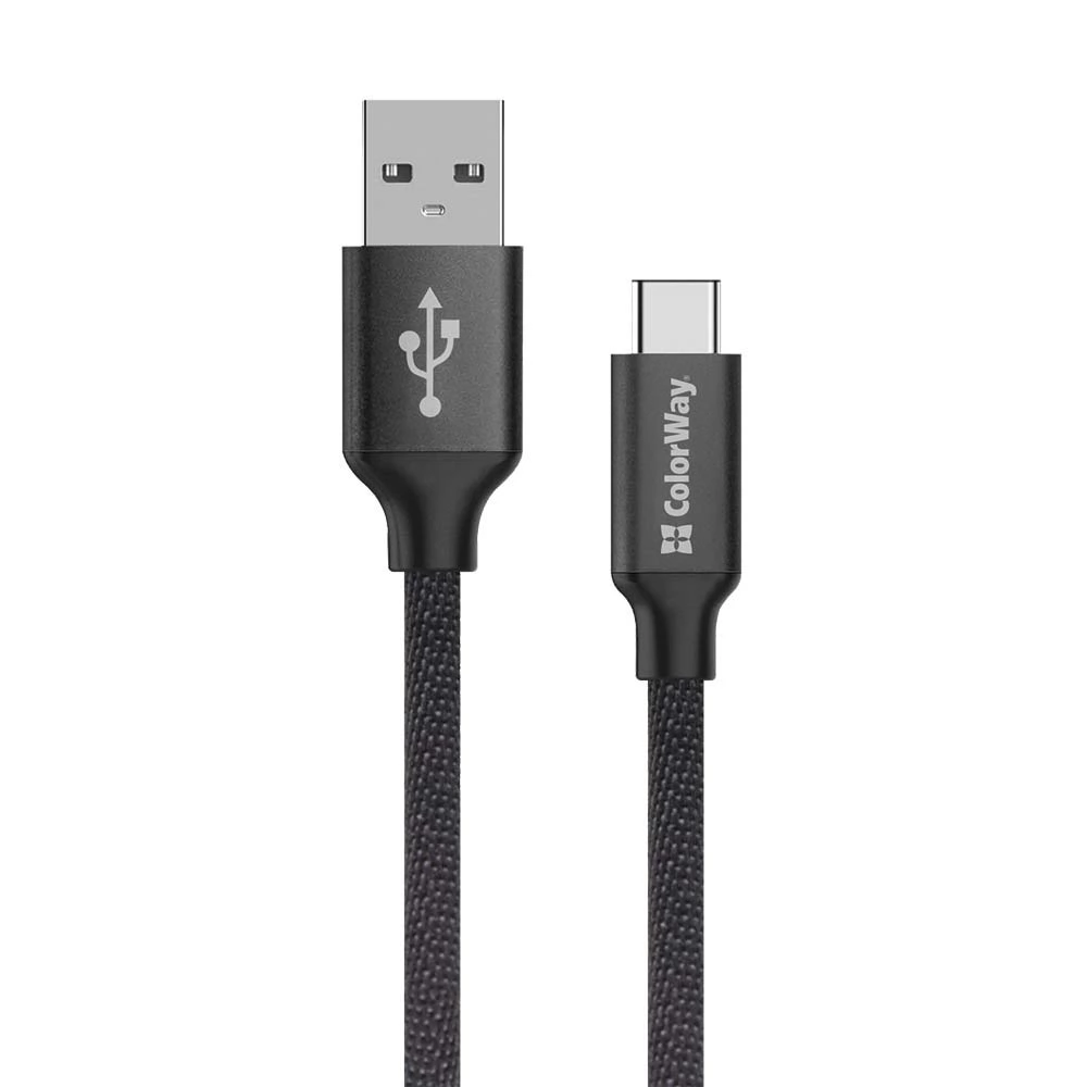 COLORWAY USB 2.0 Type C Átalakító Fekete 2m CW-CBUC008-BK