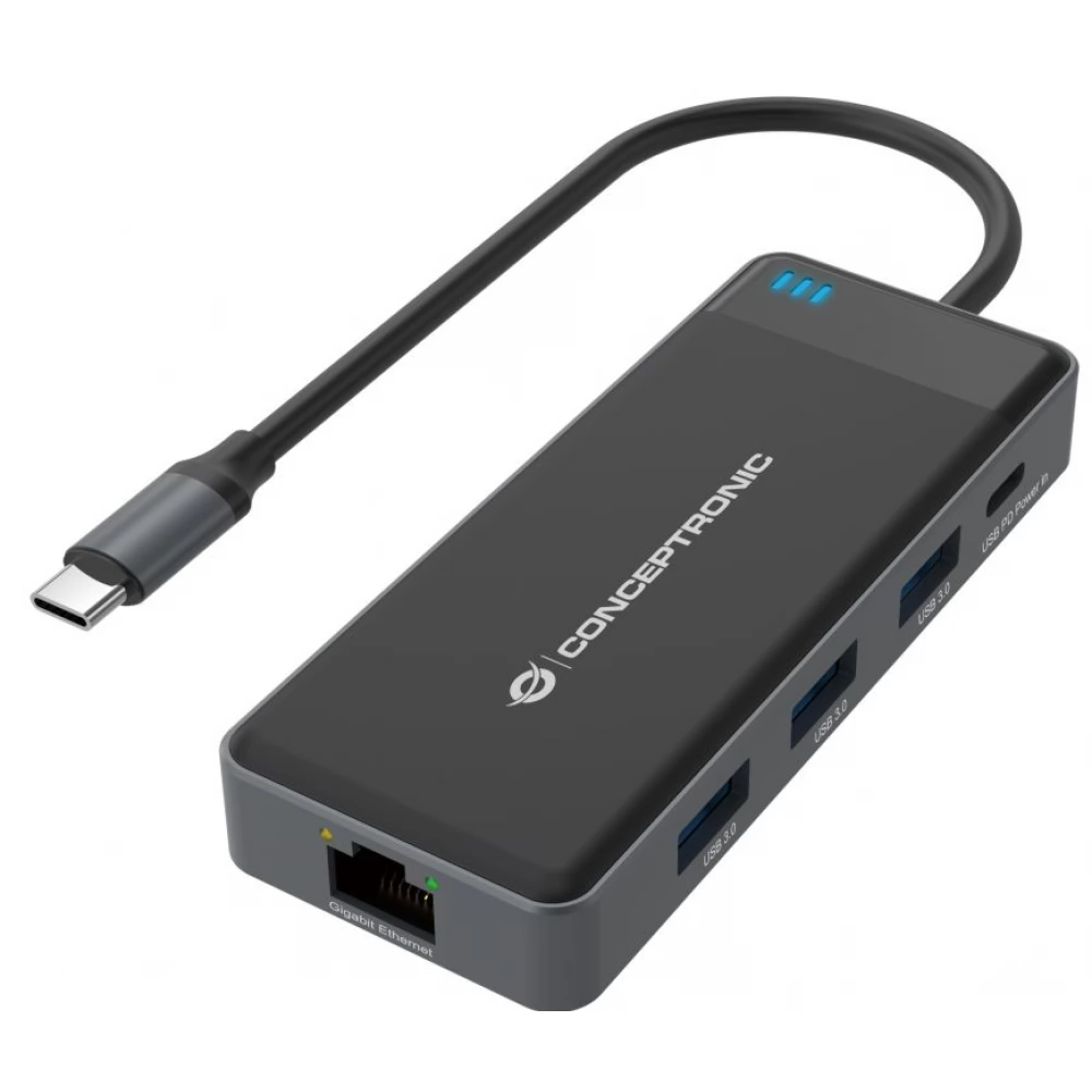 CONCEPTRONIC DONN14G 7-in-1 USB 3.2 Gen 1 Docking Station