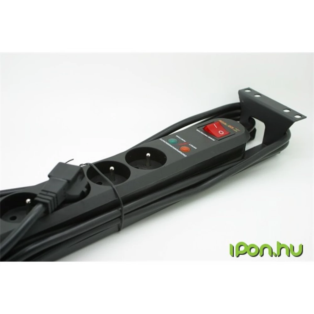 CONTEG Hálózati elosztó 19" 6xUTE DP-RP-06-UTESP