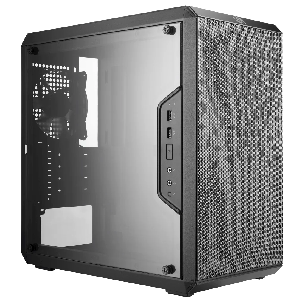 COOLERMASTER MasterBox Q300L ablakos fekete