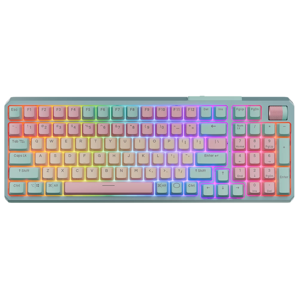 COOLERMASTER MK770 Hybrid Wireless Red US Angol macaron