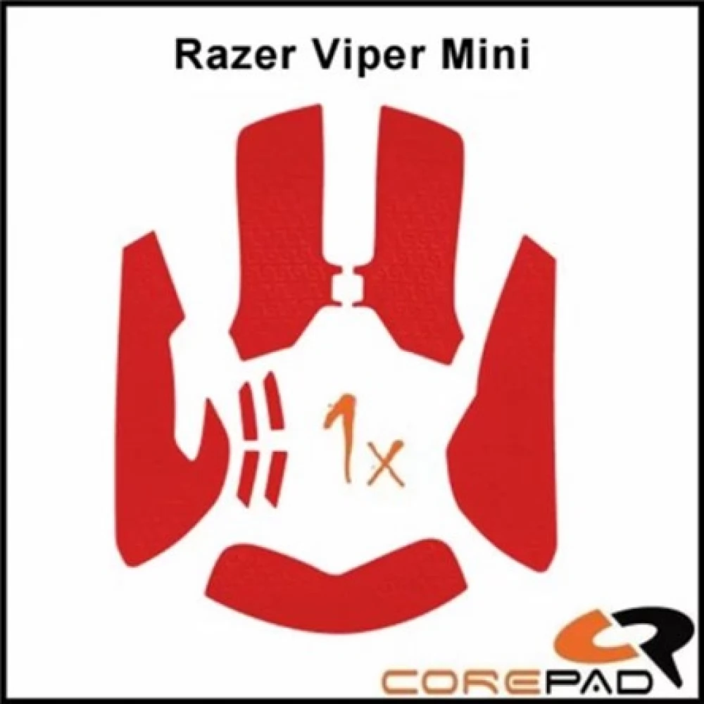 COREPAD Grips For Razer Viper Mini piros