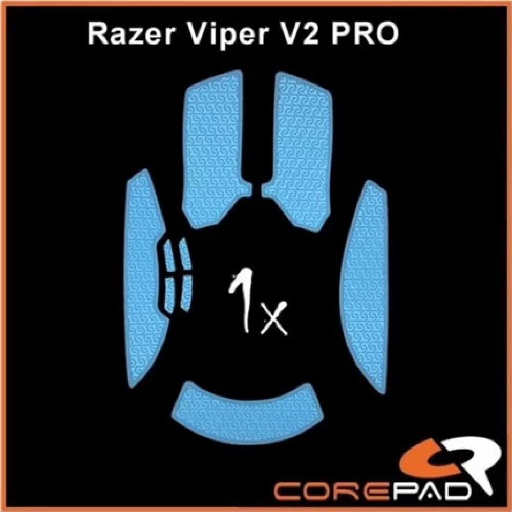 COREPAD Grips For Razer Viper v2 Pro Wireless kék