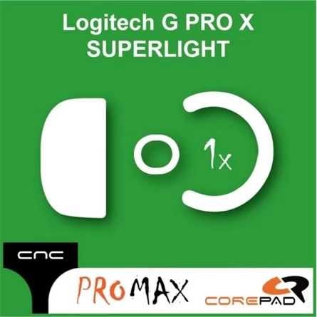 COREPAD Skatez PRO MAX CNC - Logitech G Pro X Superlight optikai egértalp