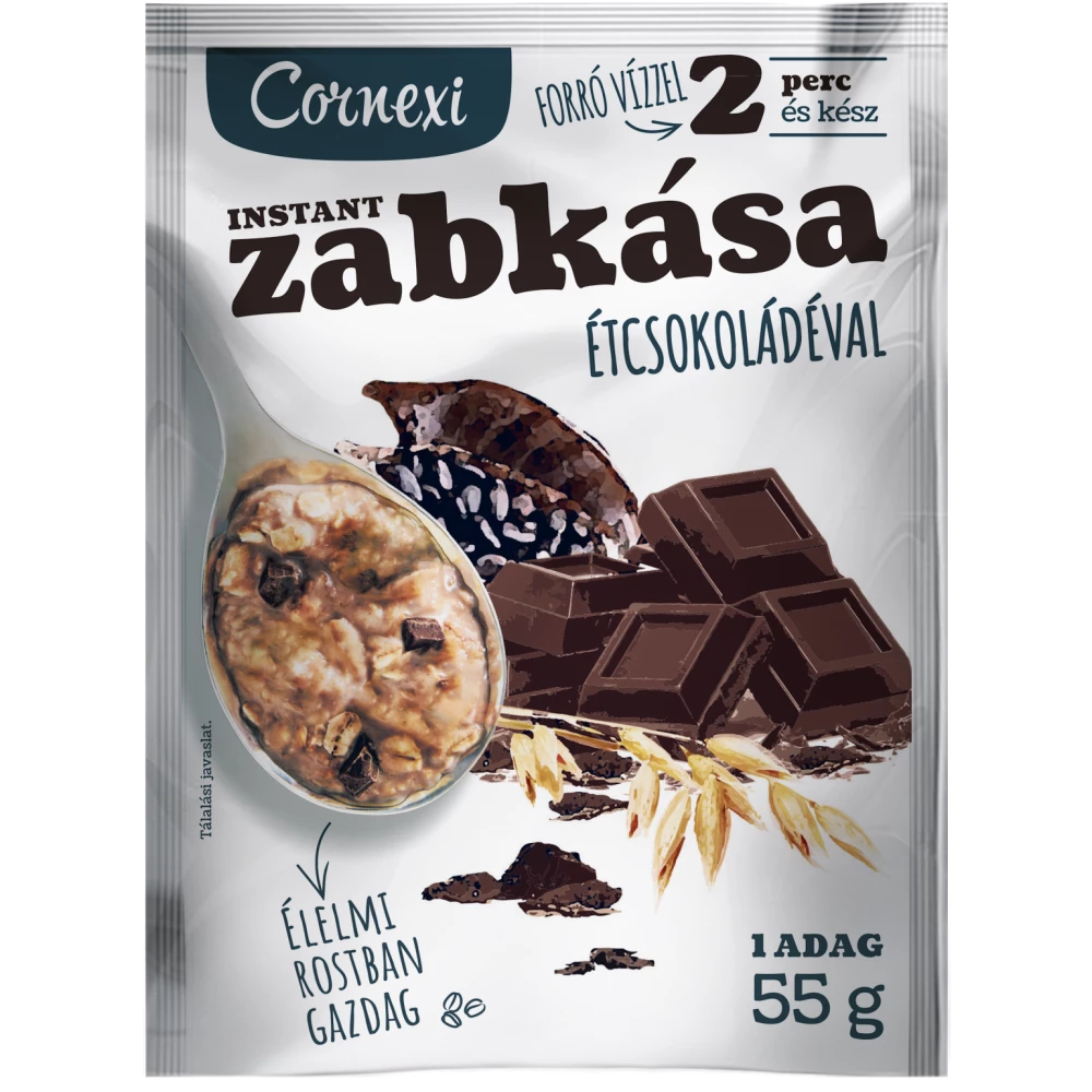 CORNEXI Cornexi zabkása étcsokoládéval 55 g