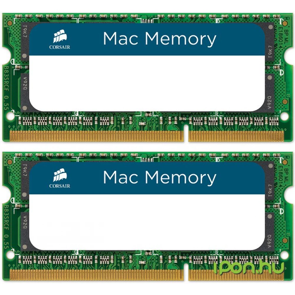 CORSAIR 16GB Mac Notebook DDR3 1600MHz CL11 KIT CMSA16GX3M2A1600C11