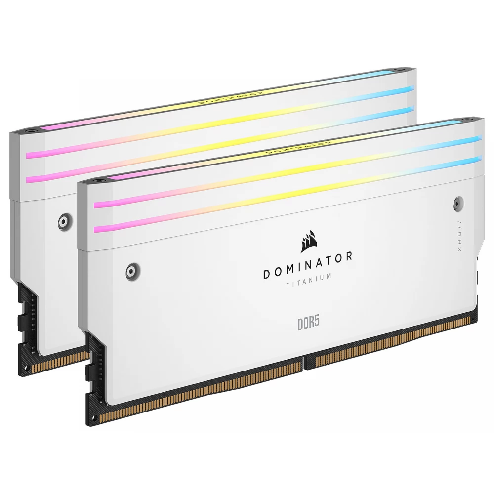 CORSAIR 48GB Dominator Titanium RGB DDR5 6000MHz CL30 KIT CMP48GX5M2B6000C30W