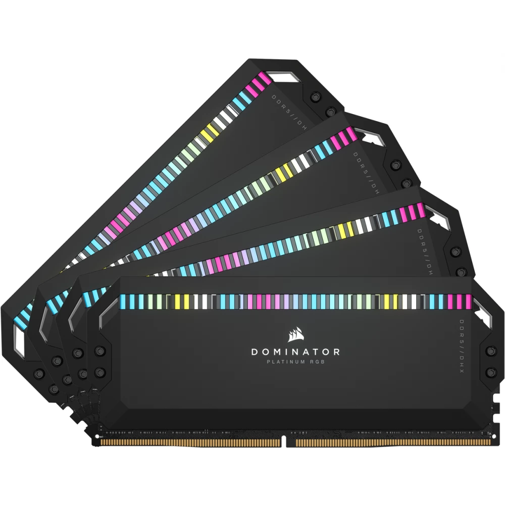 CORSAIR 64GB Dominator Platinum RGB DDR5 6400MHz CL32 KIT CMT64GX5M4B6400C32