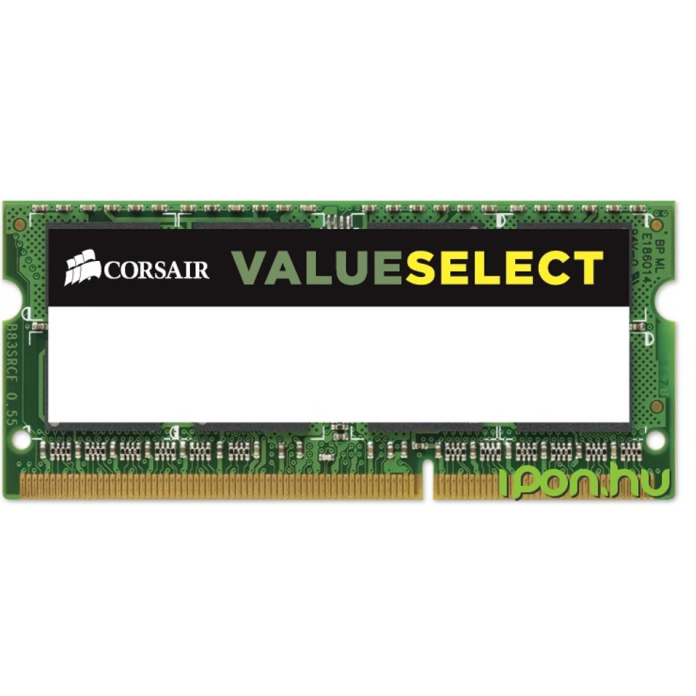 CORSAIR 8GB ValueSelect Notebook DDR3 1333MHz CL9 CMSO8GX3M1C1333C9