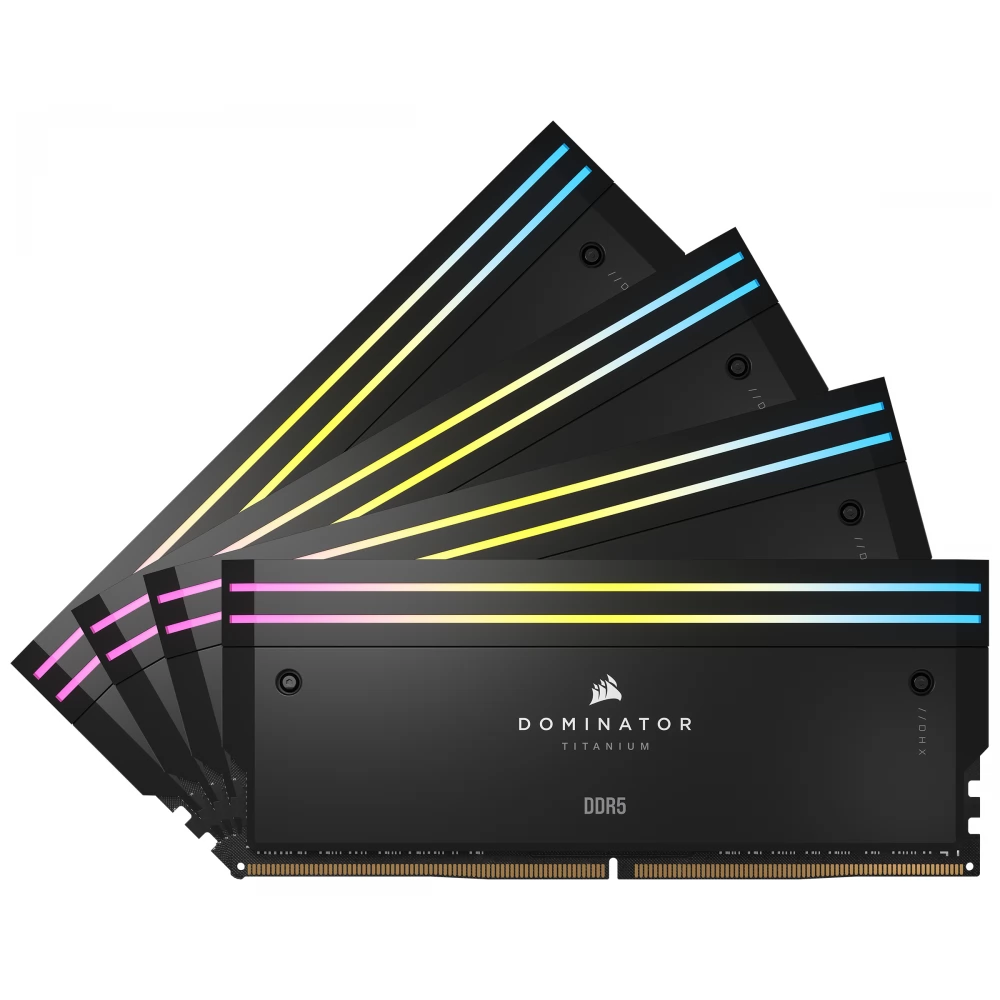 CORSAIR 96GB Dominator Titanium RGB DDR5 6000MHz CL30 KIT CMP96GX5M4B6000C30