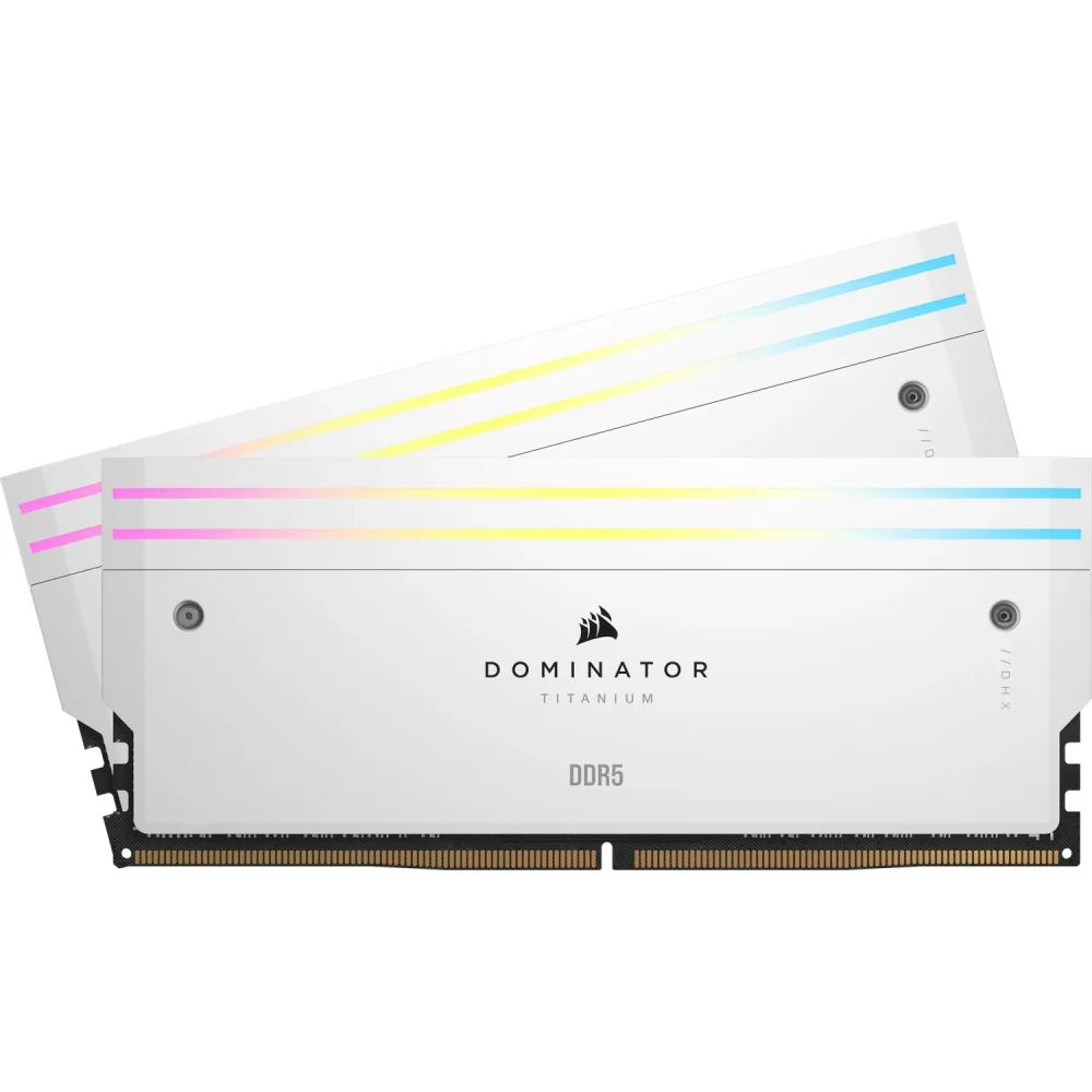CORSAIR 96GB Dominator Titanium RGB DDR5 6600MHz CL32 KIT CMP96GX5M2B6600C32W