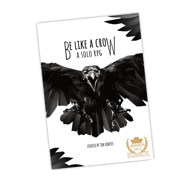 CRITICAL KIT Be Like a Crow a Solo RPG Rulebook kalandjáték szabélykönyv