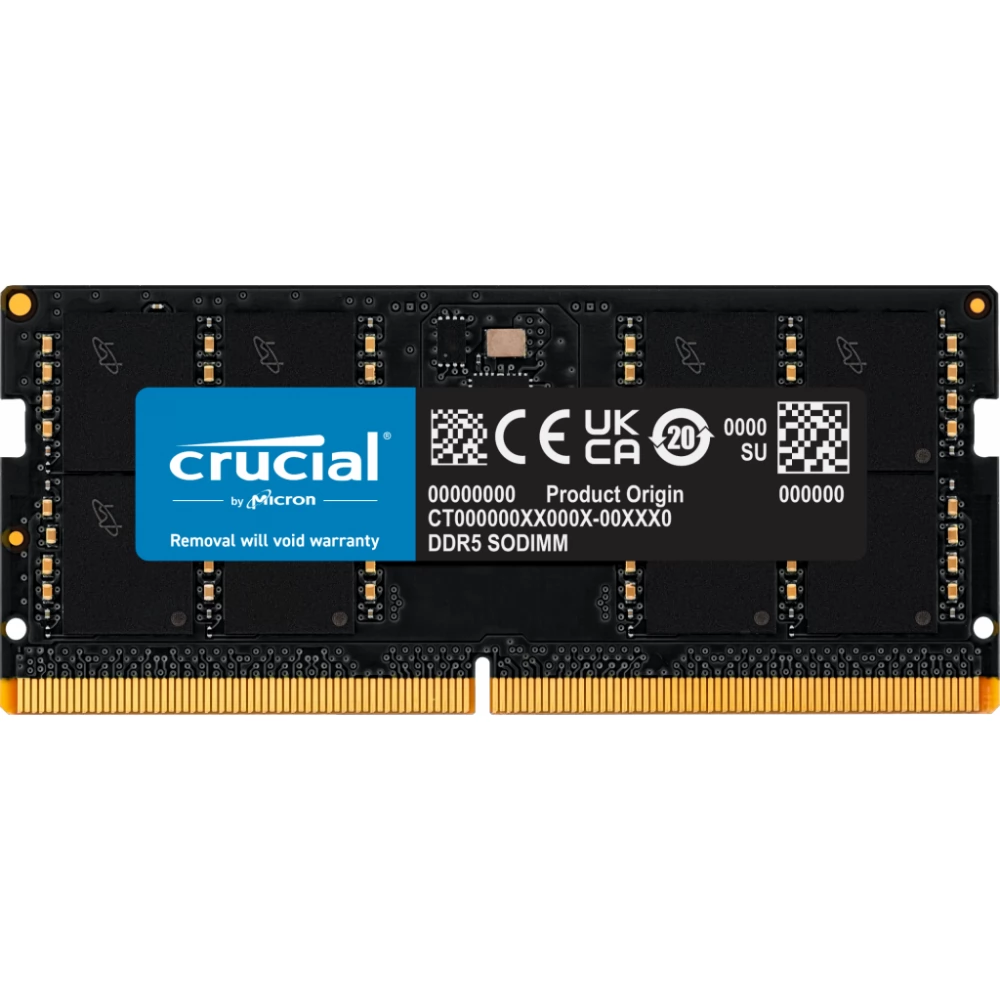 CRUCIAL 32GB Notebook DDR5 4800MHz CL40 CT32G48C40S5