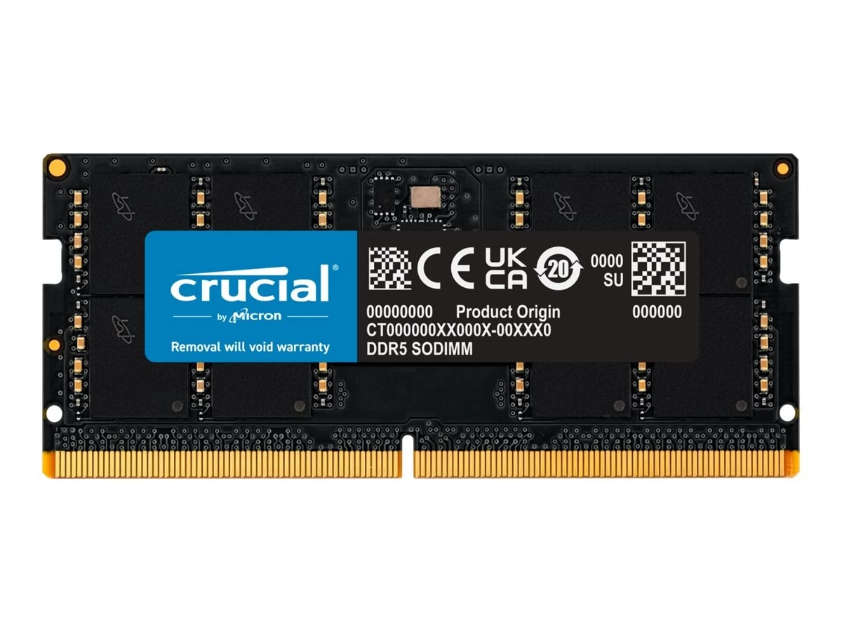 CRUCIAL 32GB Notebook DDR5 4800MHz CL40 CT32G48C40S5T