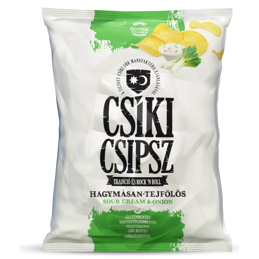 CSÍKI CSIPSZ Csíki Csipsz hagymásan-tejfölös 100 g