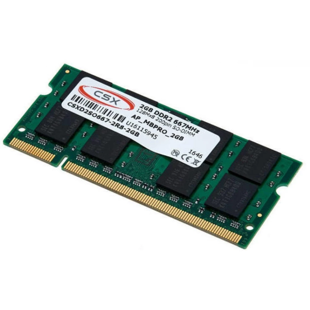 CSX 2GB Notebook DDR2 667MHz CSXD2SO667-2R8-2GB
