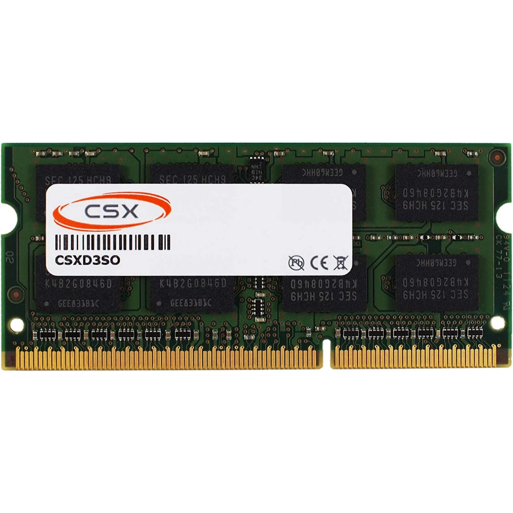 CSX 4GB Notebook DDR3 1066MHz CSXD3SO1066-2R8-4GB