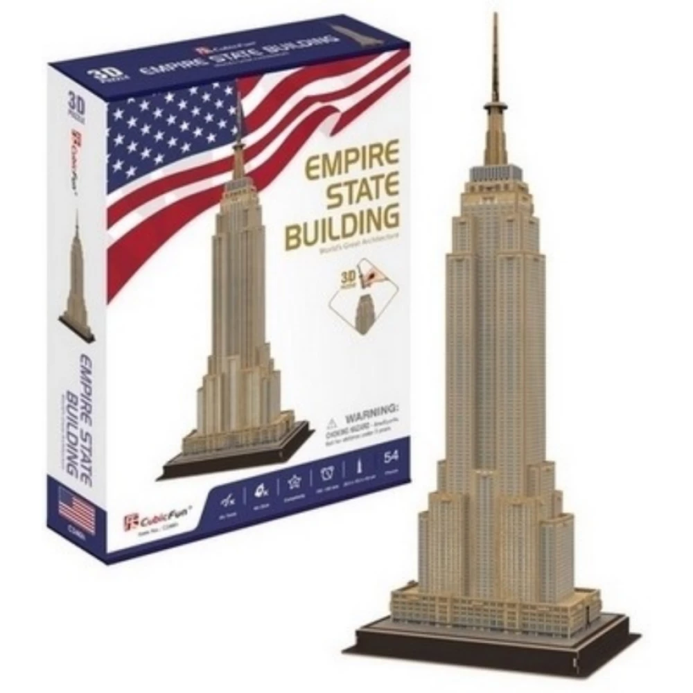 CUBICFUN 3D-C246 Empire State Building 3D puzzle 54 darabos