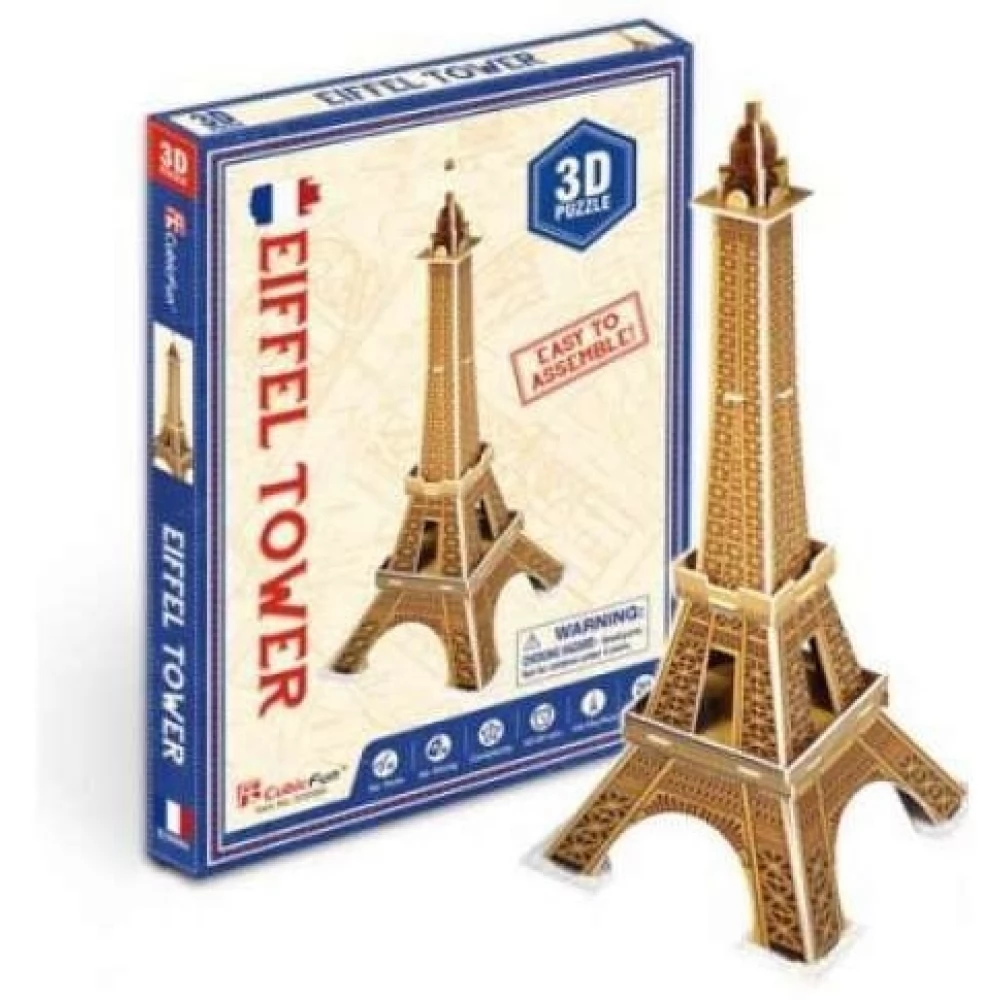 CUBICFUN 3D puzzle játék 20 darabos Eiffel torony 3D