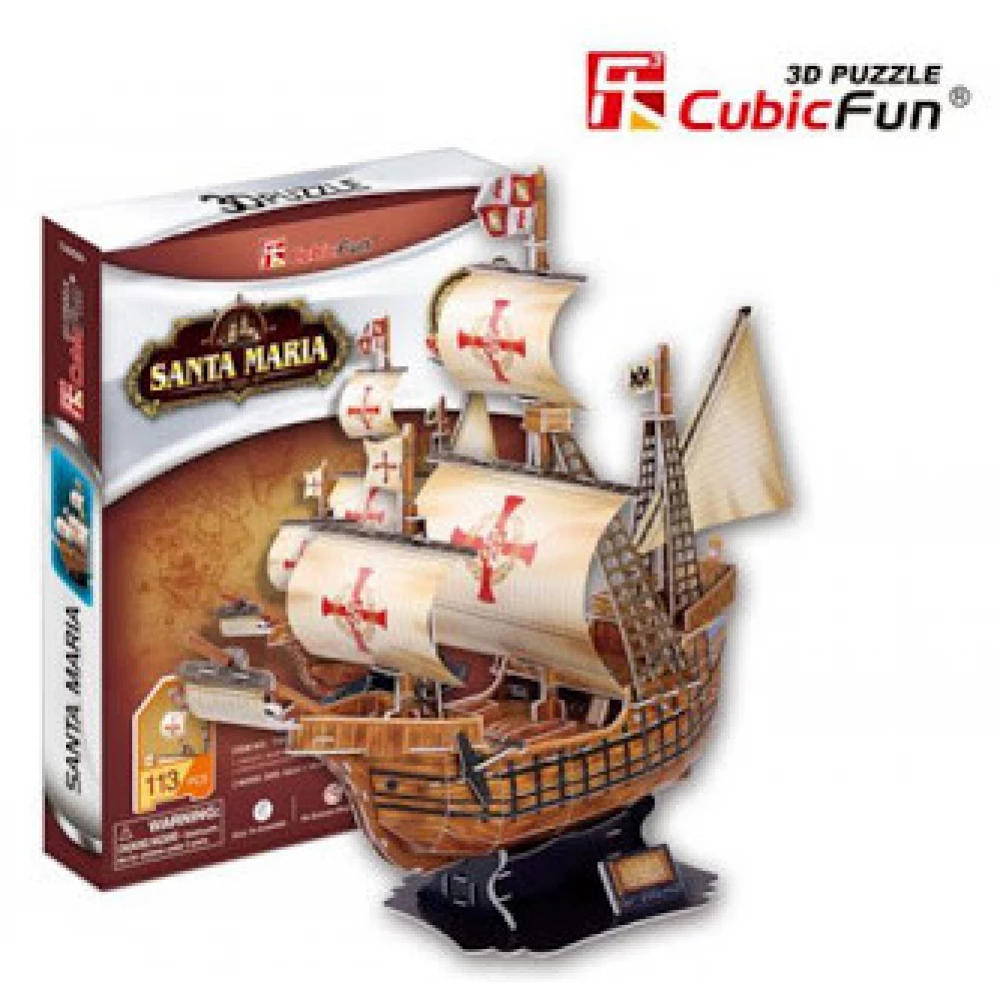 CUBICFUN 3D puzzle játék Santa Maria