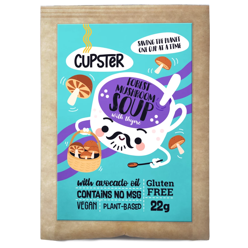 CUPSTER Cupster instant erdei gombaleves 22 g