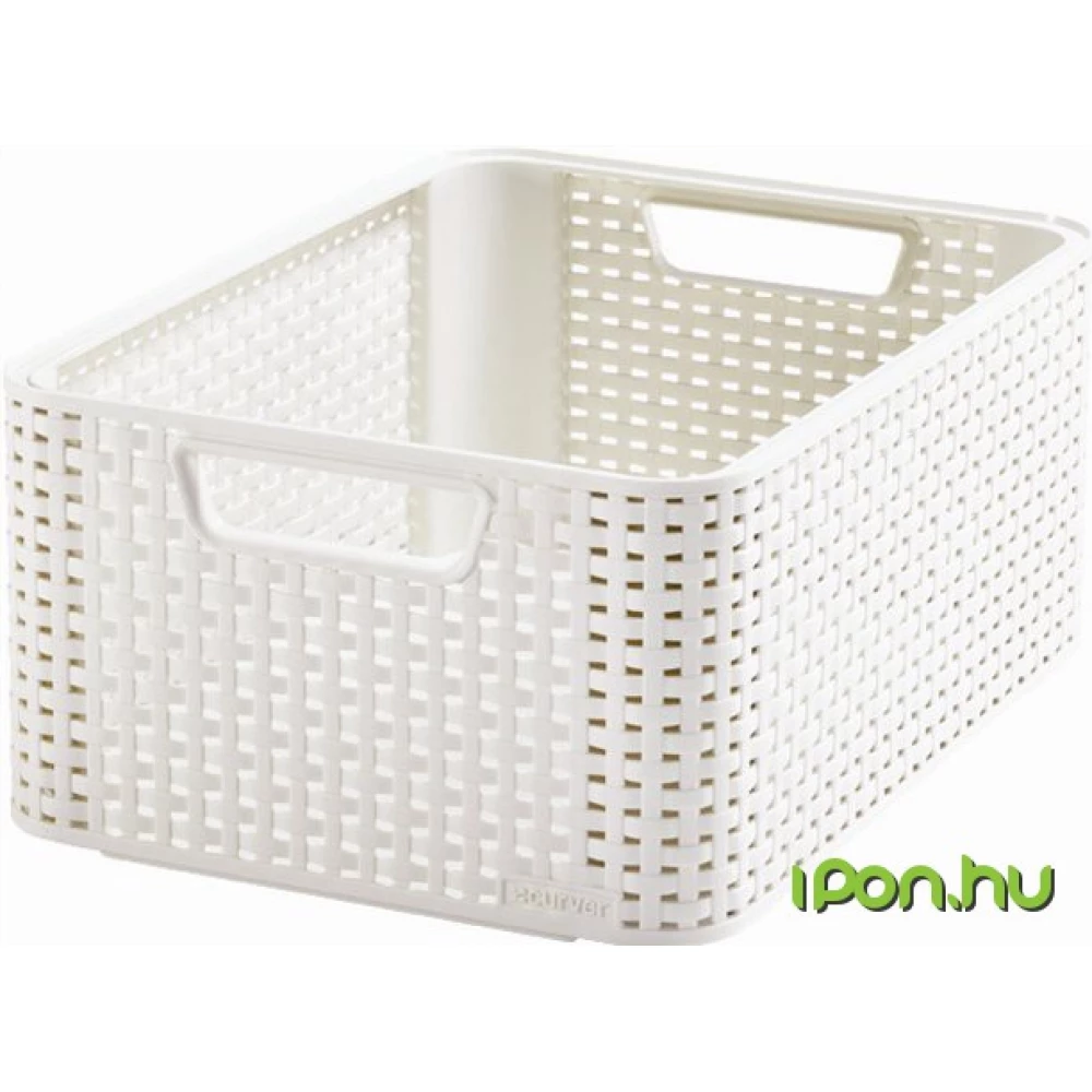 CURVER Rattan hatású kosár 18l törtfehér