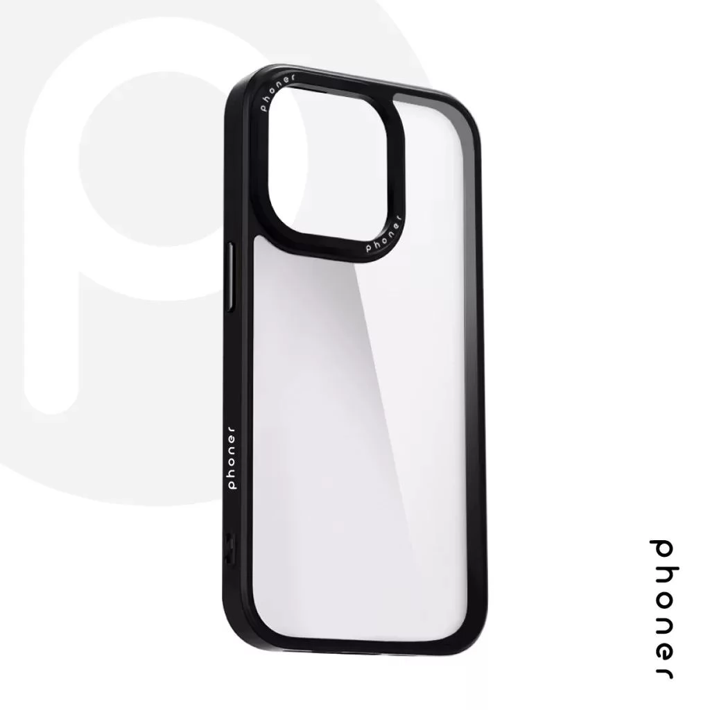 Custom Hybrid hátlaptok Apple iPhone 13 Pro fekete