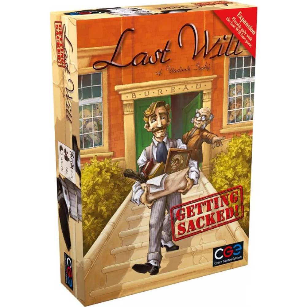 CZECH GAMES EDITION Last Will: Getting Sacked! társasjáték kiegészítő