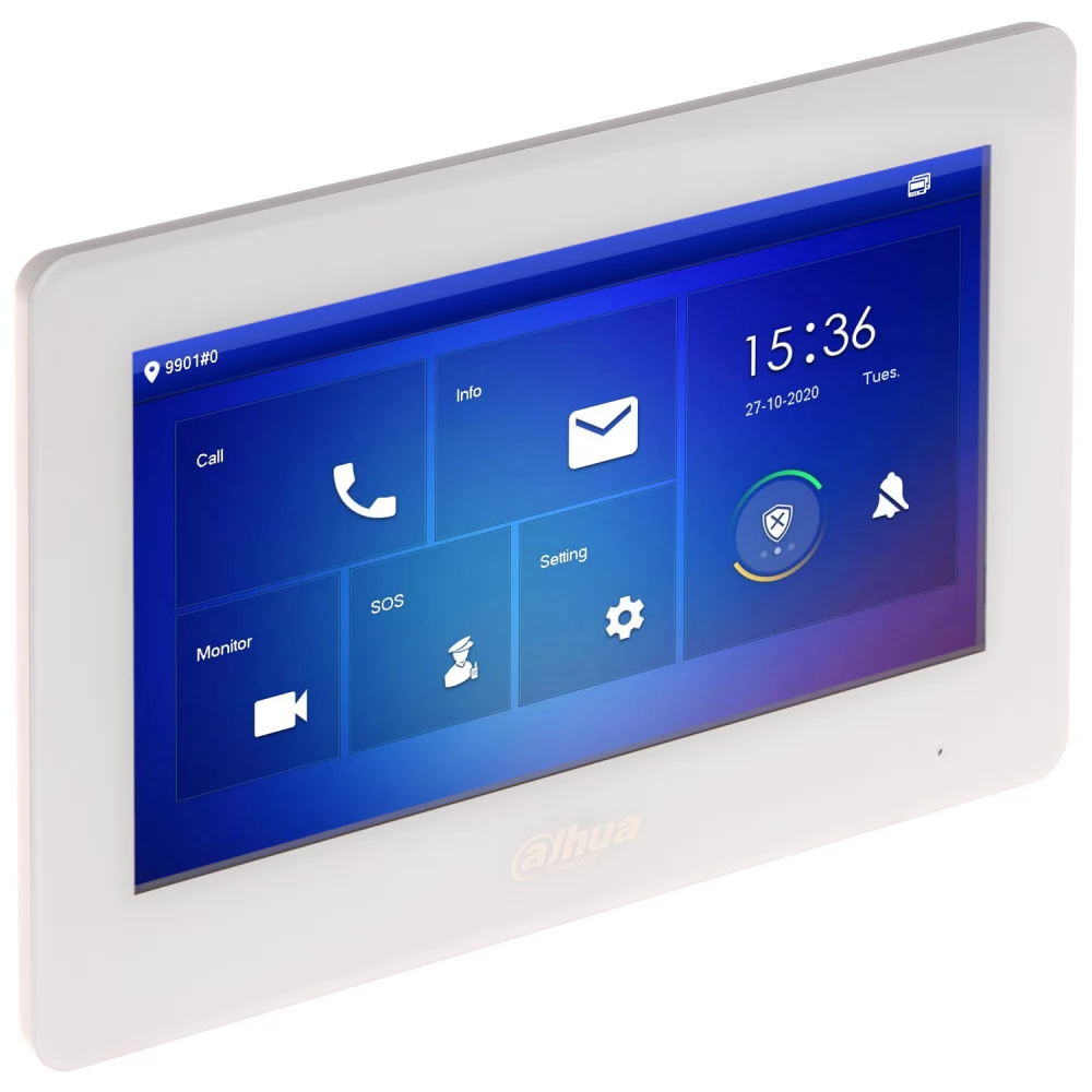 DAHUA VTH5422HW-W érintő kijelzős 7" beltéri egység 2 vezetékes / wifi IP kaputelefon fehér
