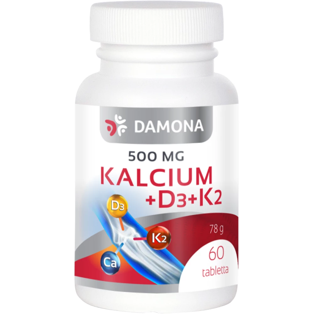 Damona kalcium d3 k2 tabletta 60 db